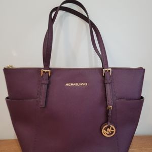 Michael Kors Large Tote - Merlot